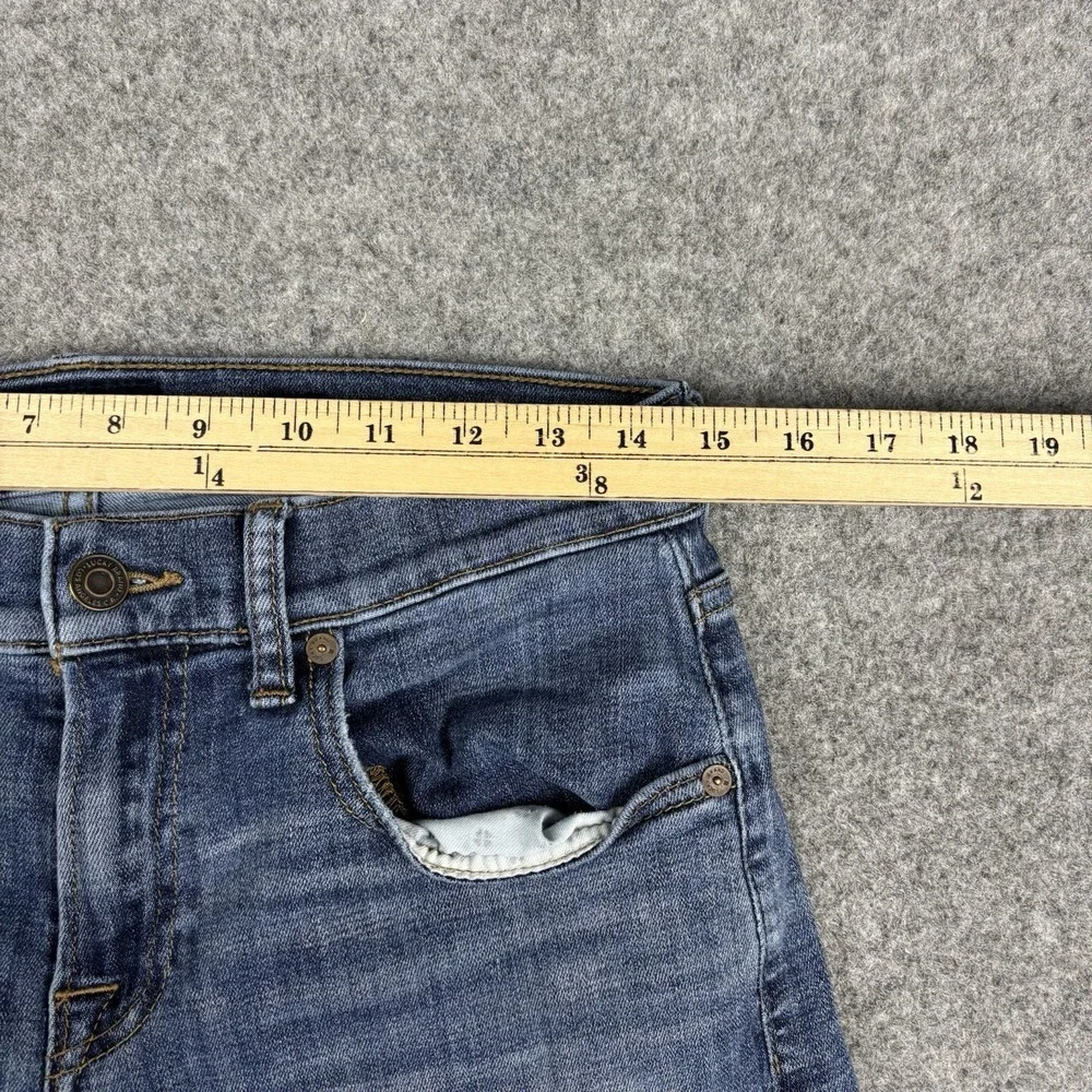 Lucky Brand 110 Skinny Jeans Mens 30x32 Medium Wash Stretch Blue Denim Casual